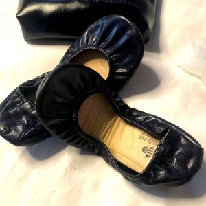 Storehouse flats size 7 black rainbow